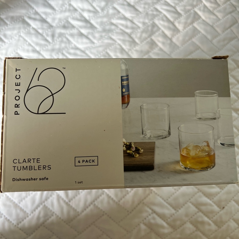 Tumblers -New inside box